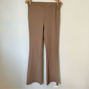 Y2K Vintage Wet Seal Ribbed Flare Stretch Pants Beige Size Large